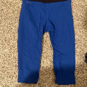 Lole blue small  Cropped Leggings